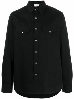 Alexander McQueen denim jacket with embroidery