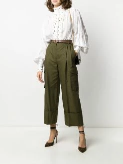 Alexander McQueen cropped cargo trousers
