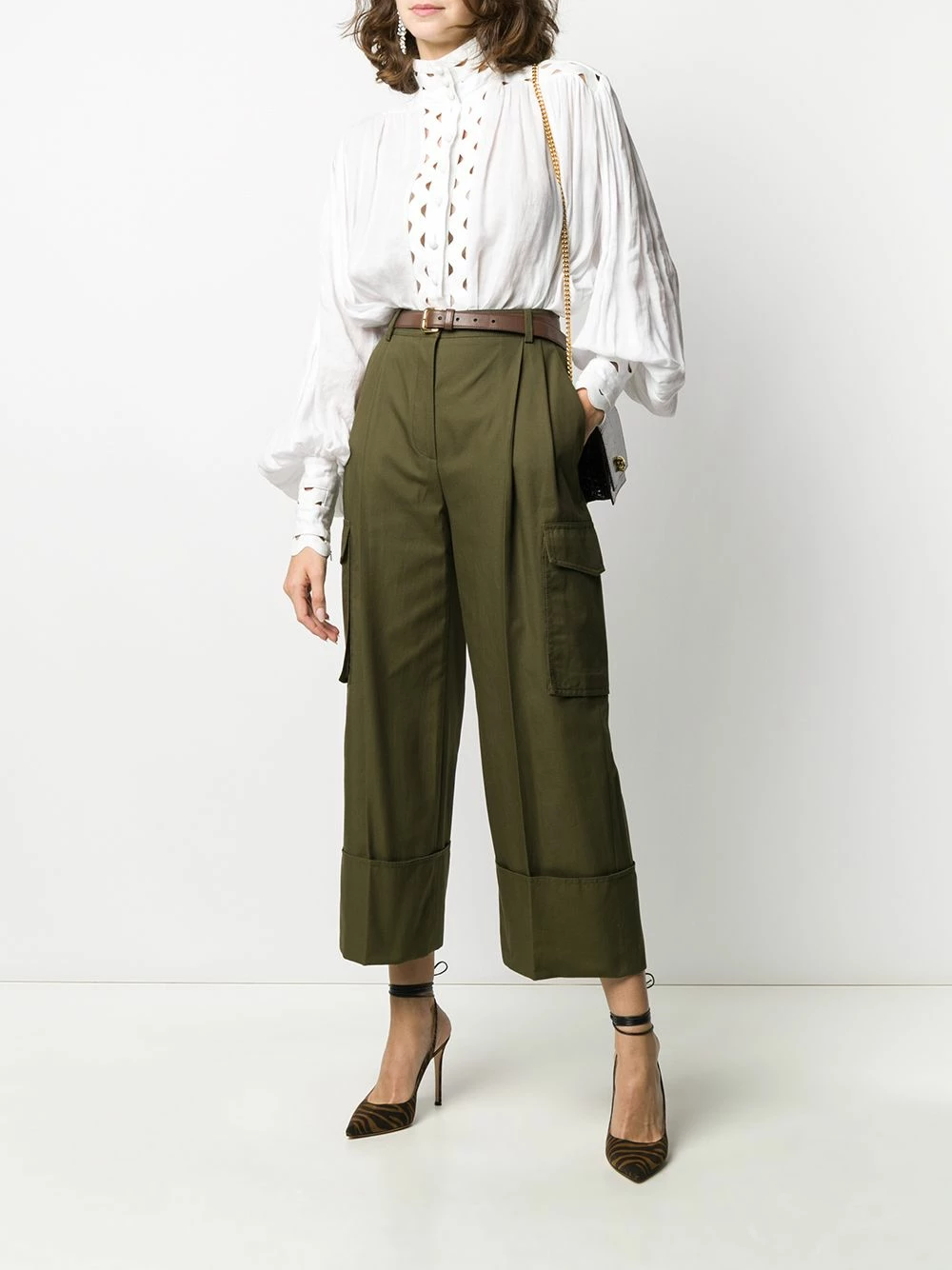 Alexander McQueen Cropped cargo trousers 2 Alexander McQueen cropped cargo trousers