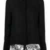 Alexander McQueen contrast panel shirt