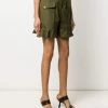 Alexander McQueen high-waisted ruffle hem shorts