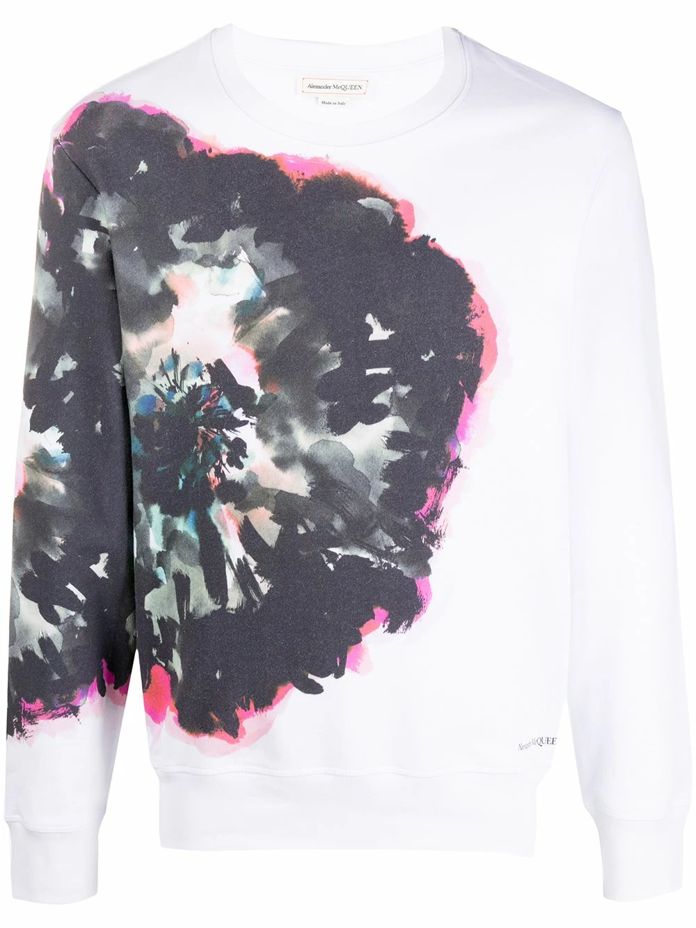 Alexander McQueen Abstract print sweatshirt 1 Alexander McQueen abstract print sweatshirt