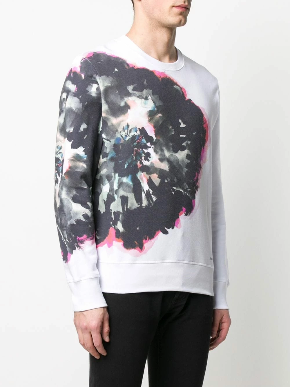Alexander McQueen Abstract print sweatshirt 3 Alexander McQueen abstract print sweatshirt
