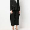 Alexander McQueen single-breasted drape blazer
