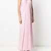 Alexander McQueen draped details long dress