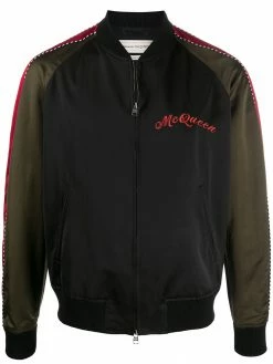 Alexander McQueen dragon-embroidered bomber jacket