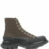 Alexander McQueen chunky sole lace-up boots