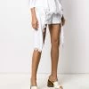 Alexander McQueen peplum lace-trimmed shorts