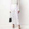 Alexander McQueen Endangered flower lace cigarette trousers