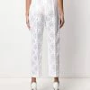 Alexander McQueen Endangered flower lace cigarette trousers