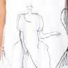 Alexander McQueen illustration printed dress