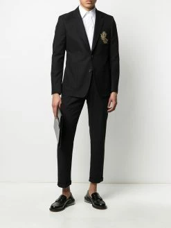 Alexander McQueen embroidered suit jacket