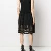 Alexander McQueen tulle skirt ribbed sleeveless dress