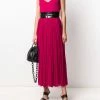 Alexander McQueen long pleated skirt dress