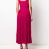Alexander McQueen long pleated skirt dress