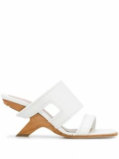 Alexander McQueen strappy leather mules