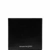 Alexander McQueen black billfold leather wallet