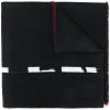 Alexander McQueen intarsia-knit graffiti-logo scarf