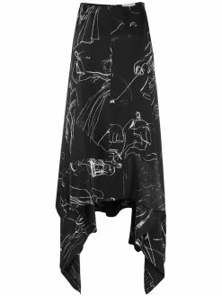 Alexander McQueen Dancing Girl asymmetric dress