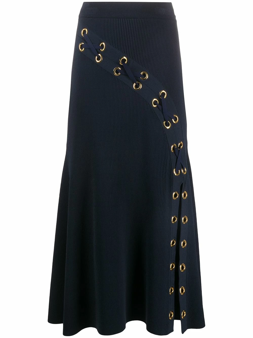 Alexander McQueen Lattice ribbed knit skirt 1 Alexander McQueen lattice ribbed knit skirt