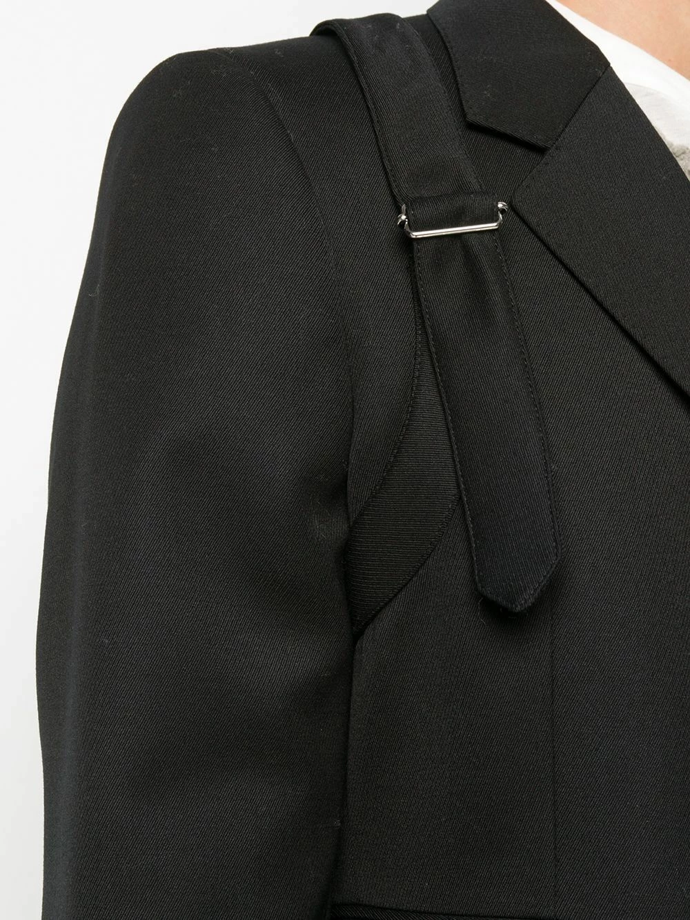 Alexander McQueen Single breasted cavalry twill coat 5 Alexander McQueen single-breasted cavalry twill coat