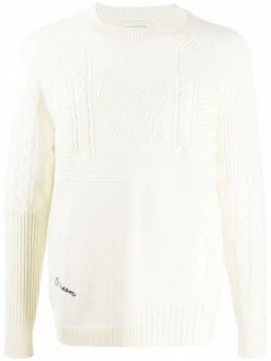 Alexander McQueen cable-knit skull jumper