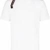 Alexander McQueen logo-strap pique polo shirt
