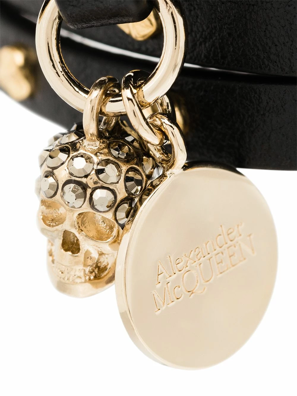 Alexander McQueen Skull stud wraparound bracelet 3 Alexander McQueen skull stud wraparound bracelet