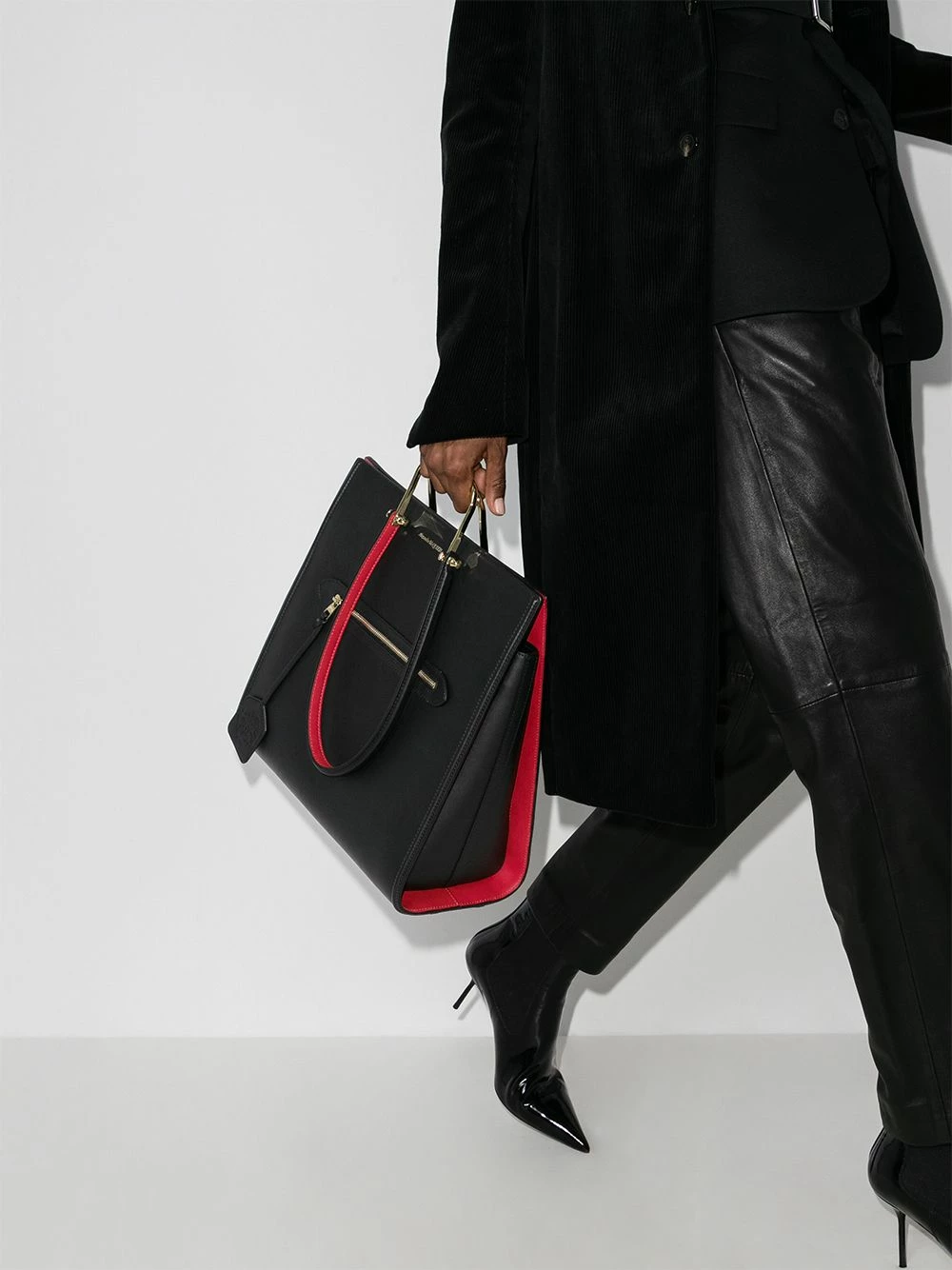 Alexander McQueen The Tall Story leather shoulder bag 2 Alexander McQueen The Tall Story leather shoulder bag