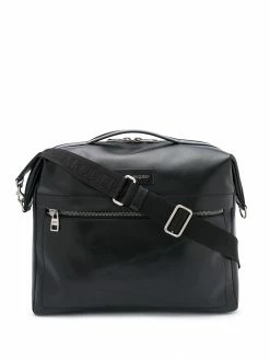 Alexander McQueen logo-patch tote bag