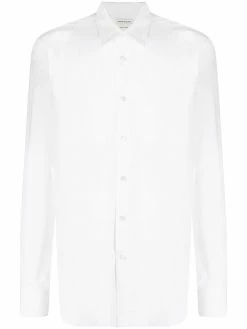 Alexander McQueen spread-collar button-up shirt