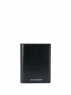 Alexander McQueen leather billfold wallet