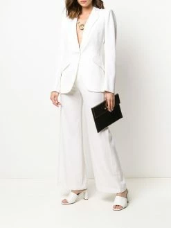 Alexander McQueen single-breasted peaked lapels blazer