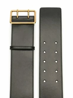 Alexander McQueen double-buckle wide belt