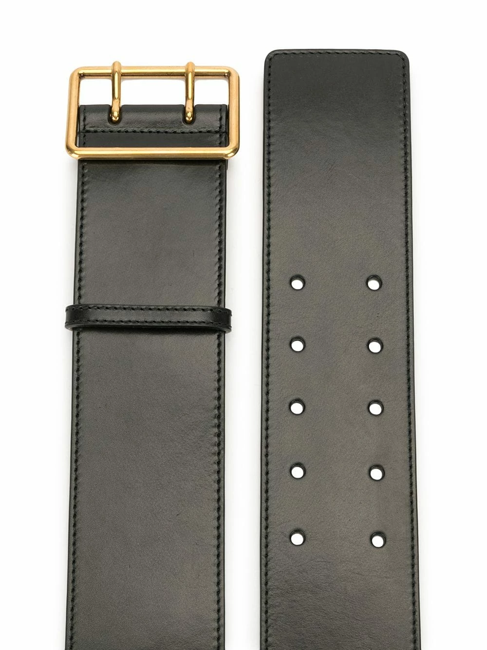Alexander McQueen Double buckle wide belt 2 Alexander McQueen double-buckle wide belt