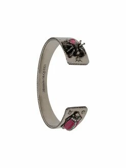 Alexander McQueen insect crystal-embellished bangle