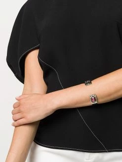 Alexander McQueen insect crystal-embellished bangle