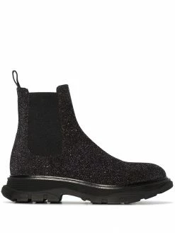 Alexander McQueen Galaxy Chelsea boots