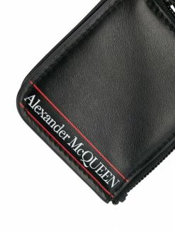 Alexander McQueen logo keyring wallet