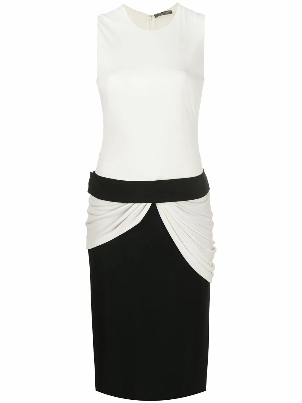 Alexander McQueen Draped detail fitted dress 1 Alexander McQueen draped-detail fitted dress