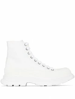 Alexander McQueen Tread Slick canvas boots