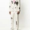 Alexander McQueen floral print tailored trousers