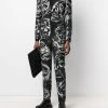 Alexander McQueen skull-print single-breasted blazer
