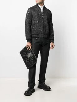 Alexander McQueen logo patch denim jeans