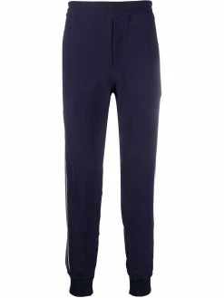 Alexander McQueen piped-trim detailed track pants