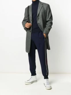 Alexander McQueen piped-trim detailed track pants