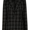 Alexander McQueen checked pattern blazer