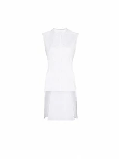 Alexander McQueen asymmetric sleeveless blouse