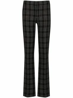 Alexander McQueen check-pattern slim-leg trousers
