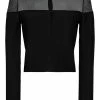 Alexander McQueen sheer-panelled fine-knit cardigan